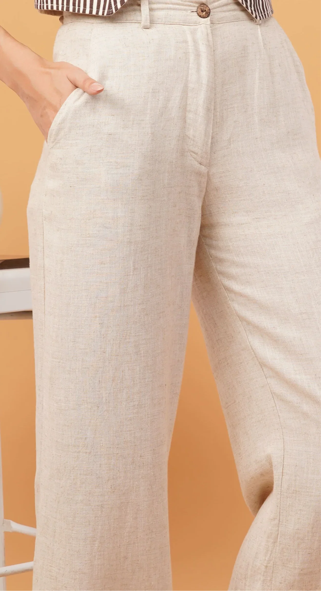 Cross your Line-n Trousers - Rohgle