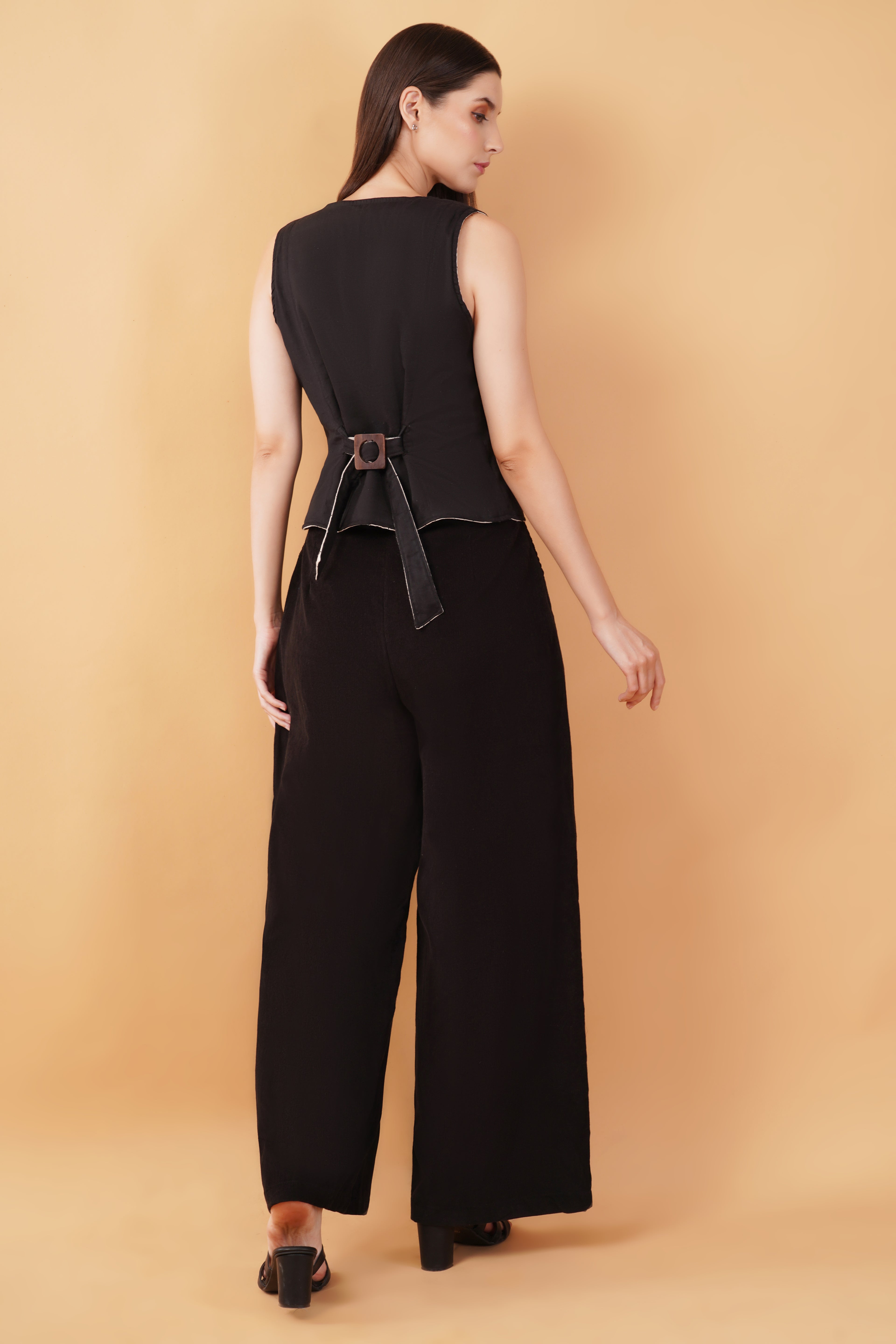 Reversible Grid Waistcoat