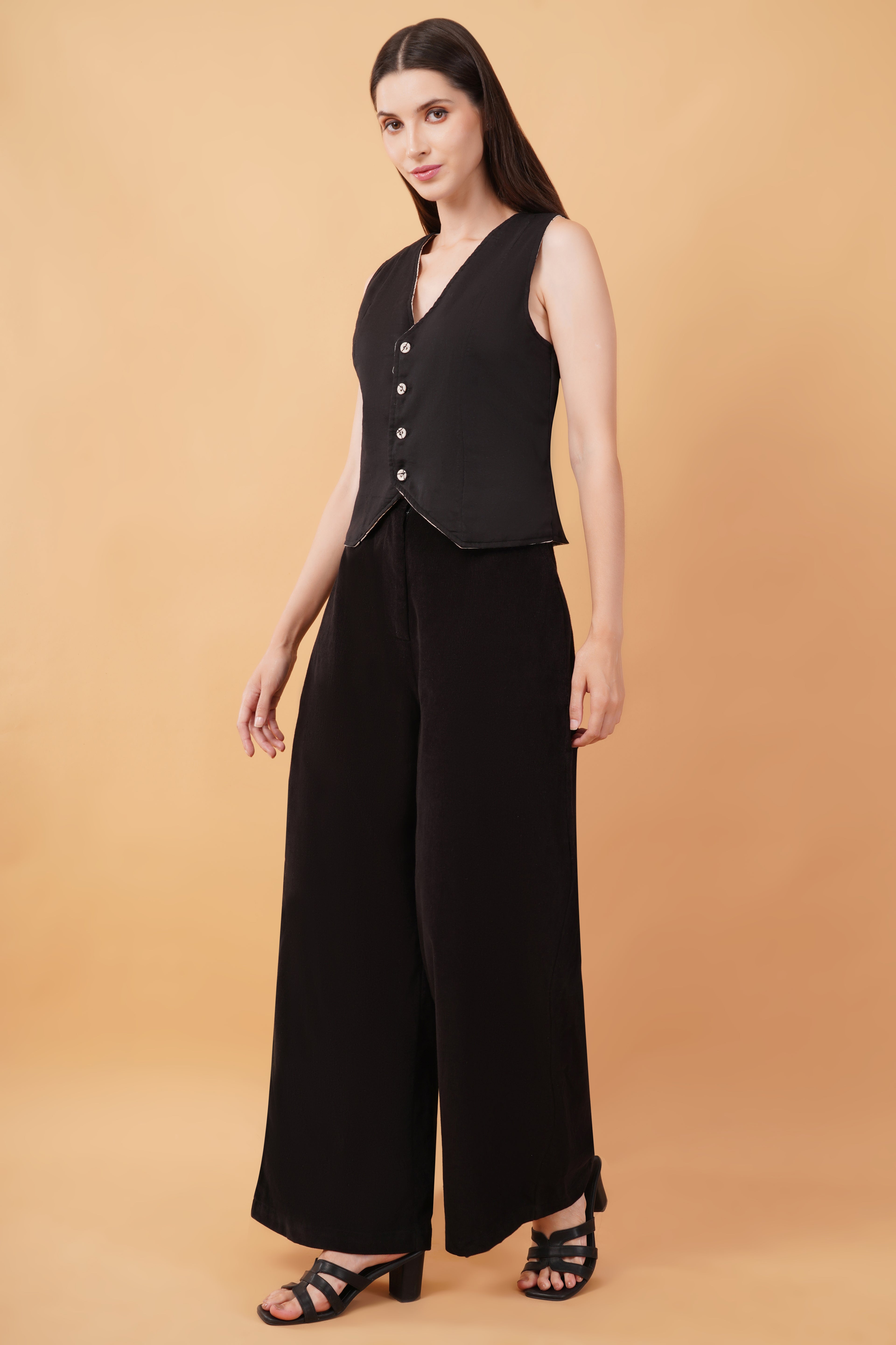 Reversible Grid Waistcoat