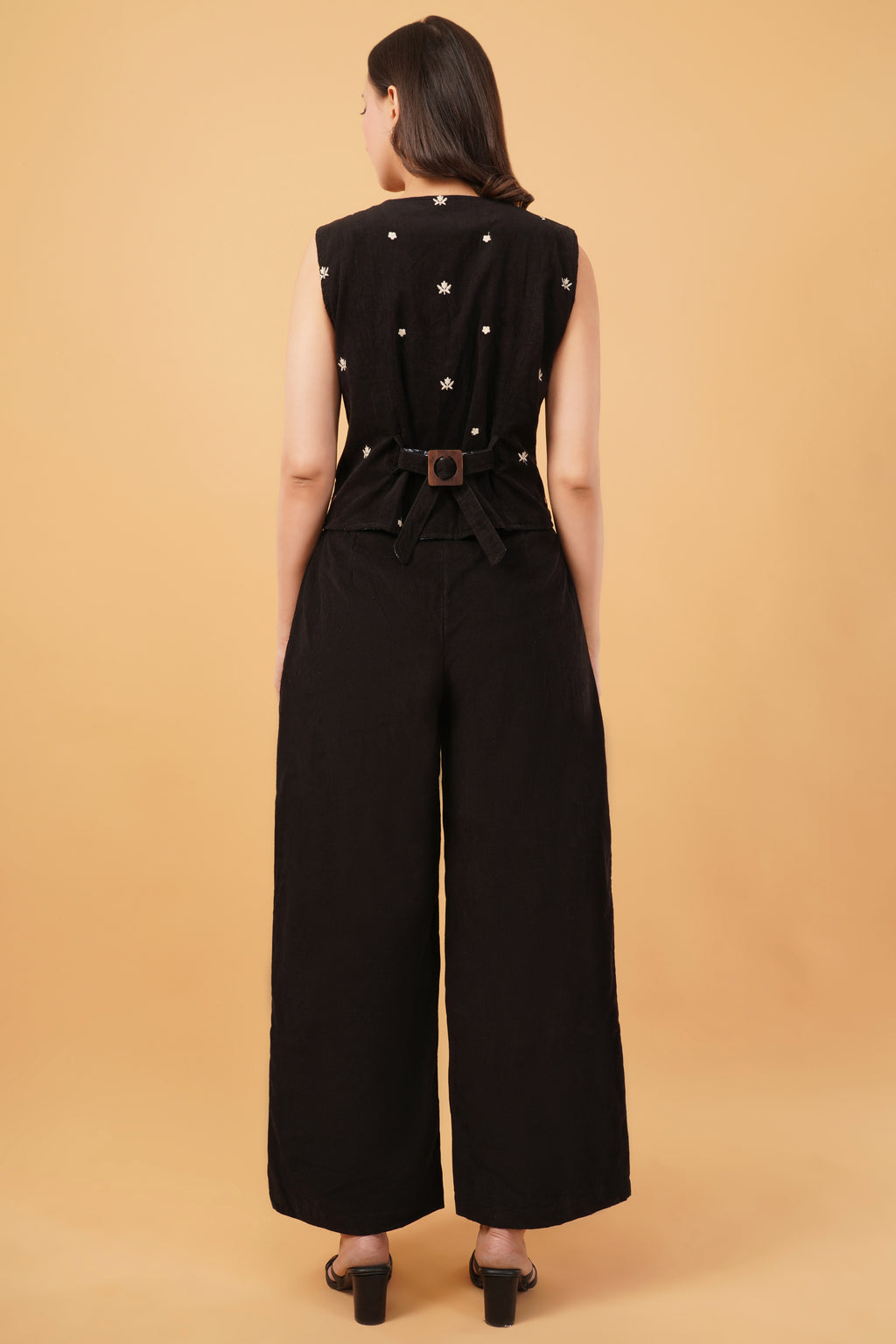 Reversible courdroy waistcoat