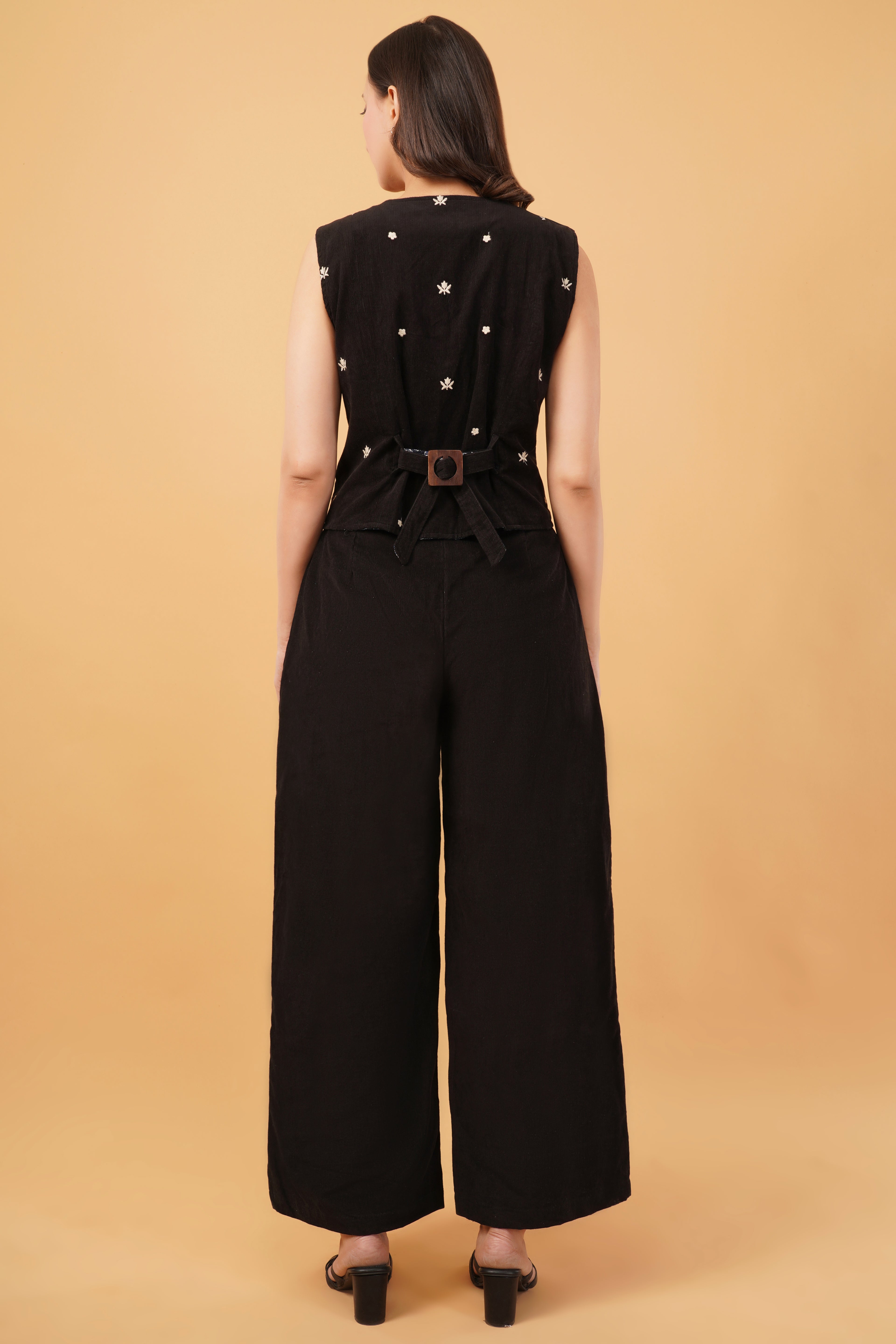 Reversible courdroy waistcoat