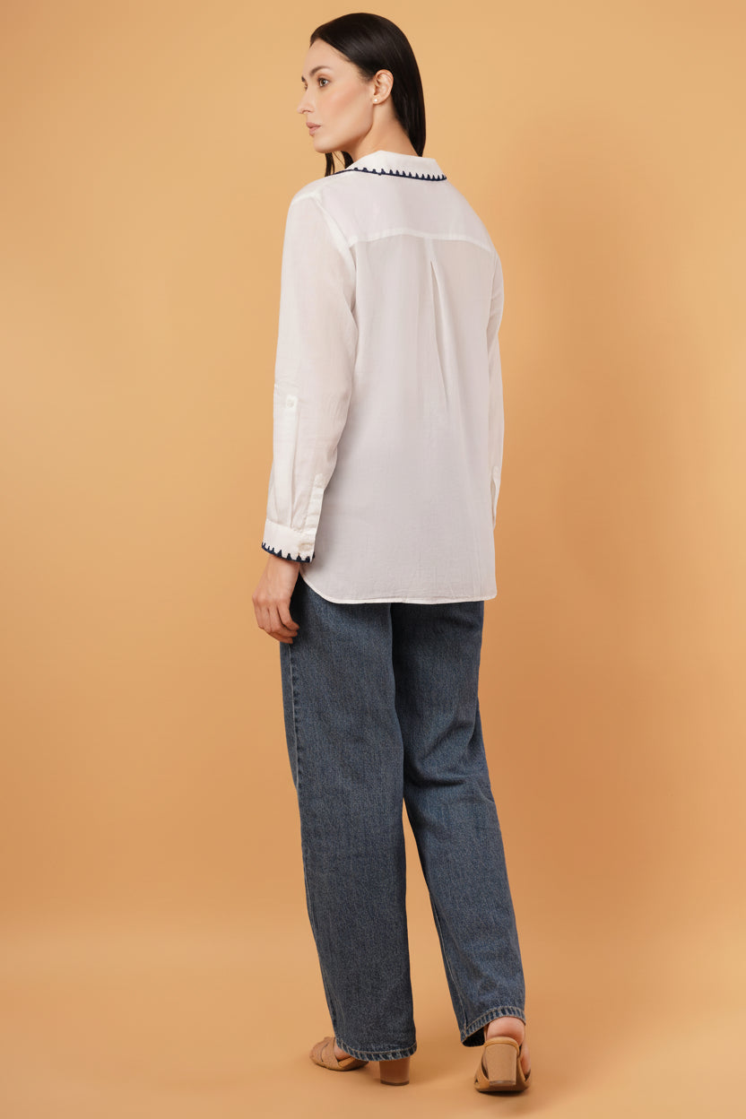 Kantha Broderie Shirt - Rohgle