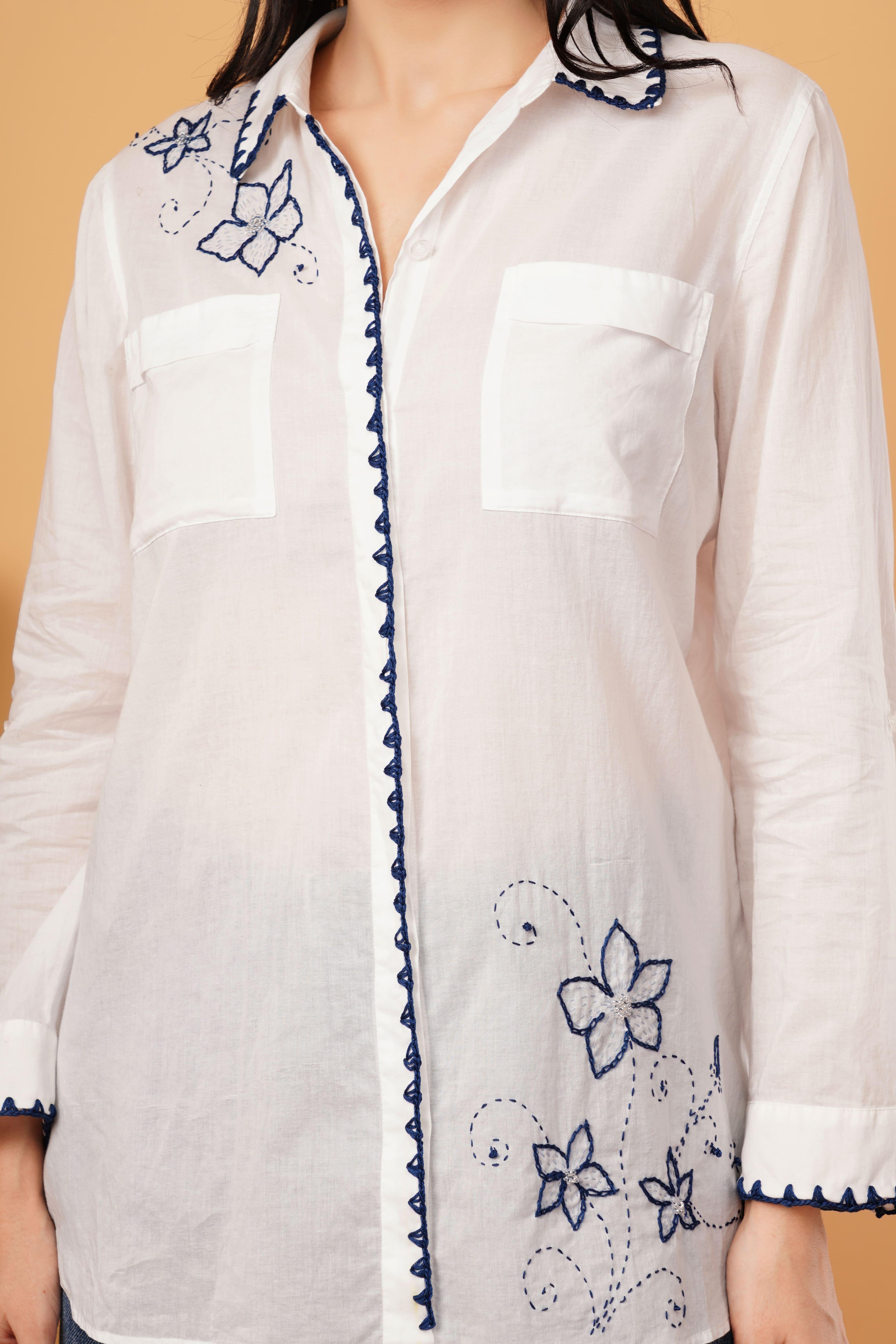 Kantha Broderie Shirt - Rohgle