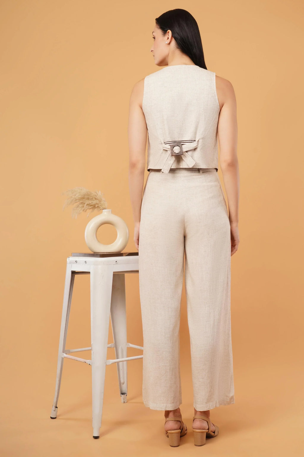 Cross your Line-n Trousers - Rohgle